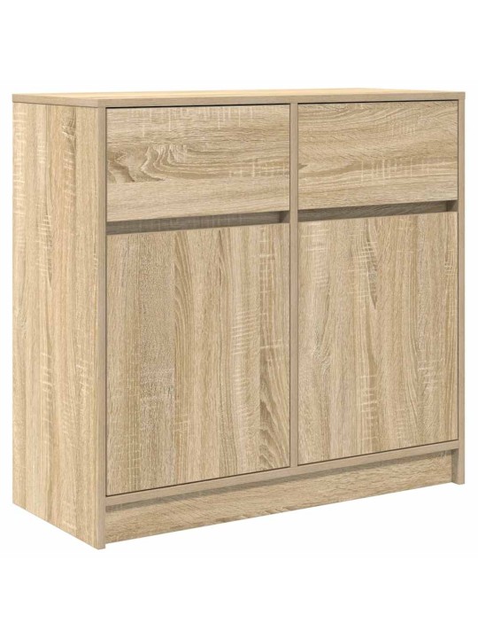 Příborník se zásuvkou sonoma dub 80x34x76 cm dřevěné konstrukce
