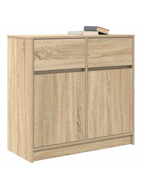 Příborník se zásuvkou sonoma dub 80x34x76 cm dřevěné konstrukce
