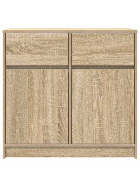 Příborník se zásuvkou sonoma dub 80x34x76 cm dřevěné konstrukce