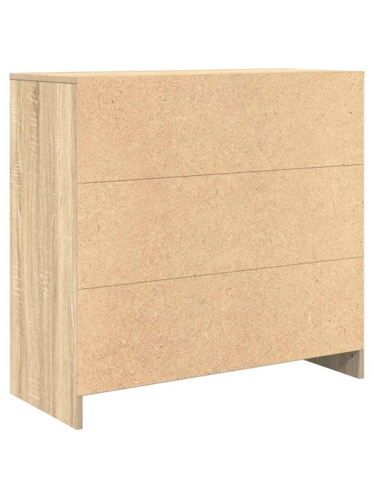 Příborník se zásuvkou sonoma dub 80x34x76 cm dřevěné konstrukce
