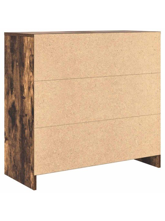 Příborník se zásuvkou kouřový dub 80x34x76cm dřevěná konstrukce