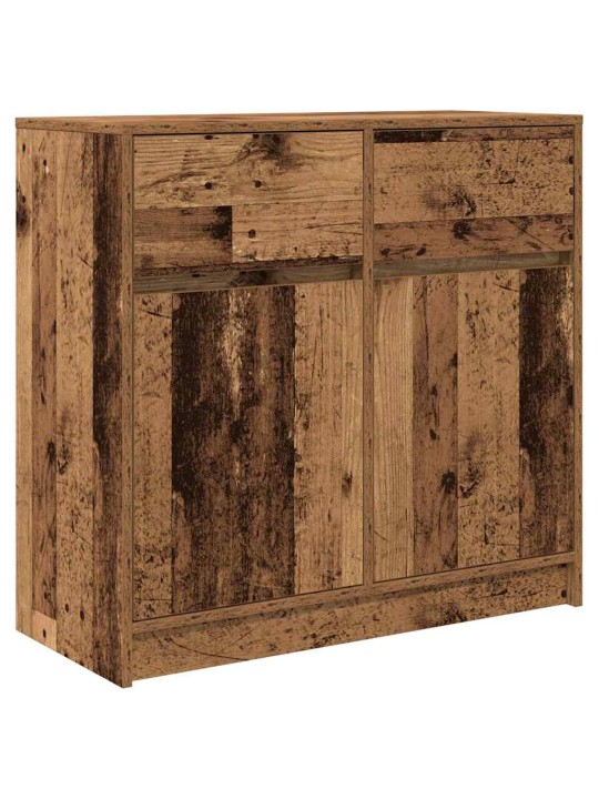 Příborník se zásuvkou staré dřevo 80x34x76cm dřevěná konstrukce