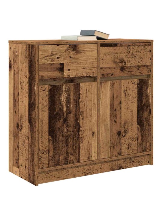 Příborník se zásuvkou staré dřevo 80x34x76cm dřevěná konstrukce