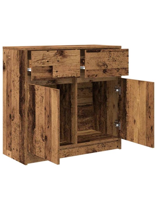Příborník se zásuvkou staré dřevo 80x34x76cm dřevěná konstrukce
