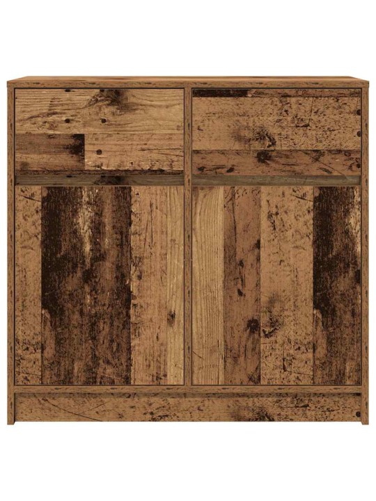 Příborník se zásuvkou staré dřevo 80x34x76cm dřevěná konstrukce