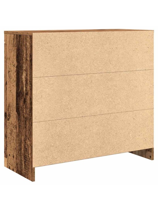 Příborník se zásuvkou staré dřevo 80x34x76cm dřevěná konstrukce
