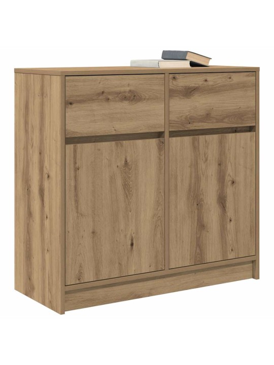 Příborník se zásuvkou artisan dub 80x34x76cm dřevěná konstrukce