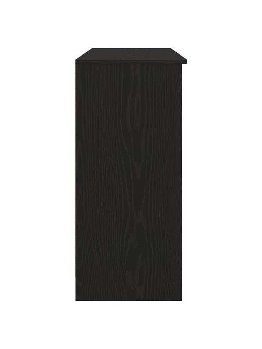 Příborník se zásuvkou černý dub 101x35x76 cm kompozitní dřevo