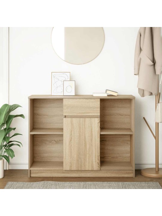 Příborník se zásuvkou sonoma dub 101x35x76 cm kompozitní dřevo