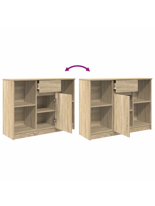 Příborník se zásuvkou sonoma dub 101x35x76 cm kompozitní dřevo