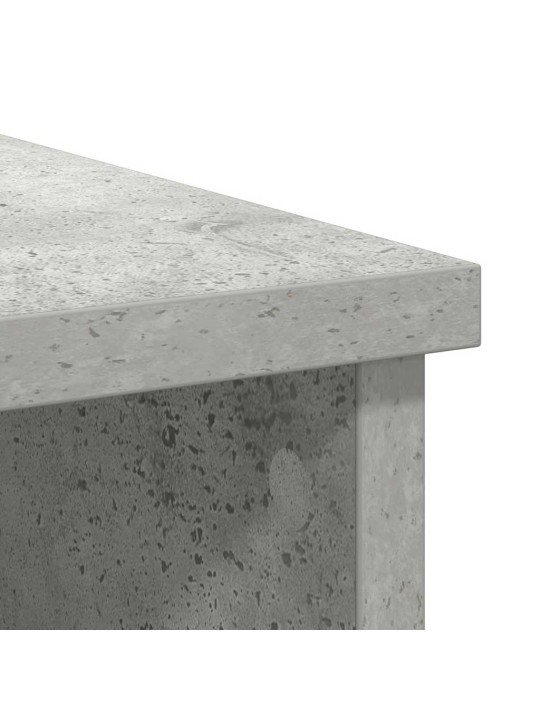 Příborník se zásuvkou betonová šedá kompozitní dřevo
