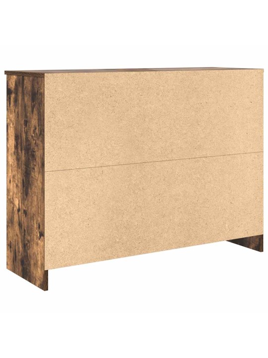 Příborník se zásuvkou kouřový dub 101x35x76 cm kompozitní dřevo