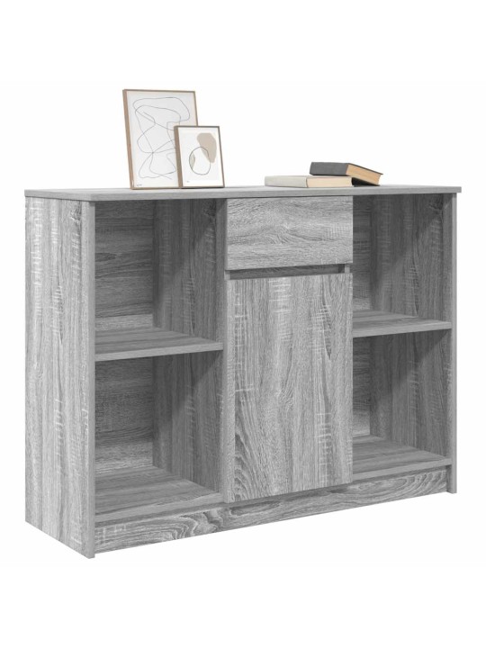 Příborník se zásuvkou šedý sonoma 101x35x76 cm kompozitní dřevo