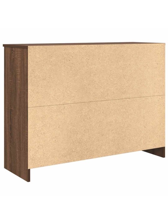 Příborník se zásuvkou hnědý dub 101x35x76 cm kompozitní dřevo