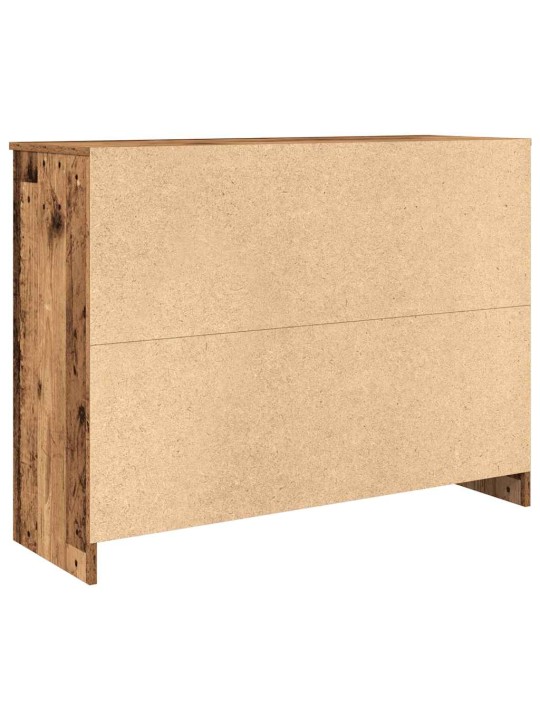 Příborník se zásuvkou staré dřevo 101x35x76 cm kompozitní dřevo