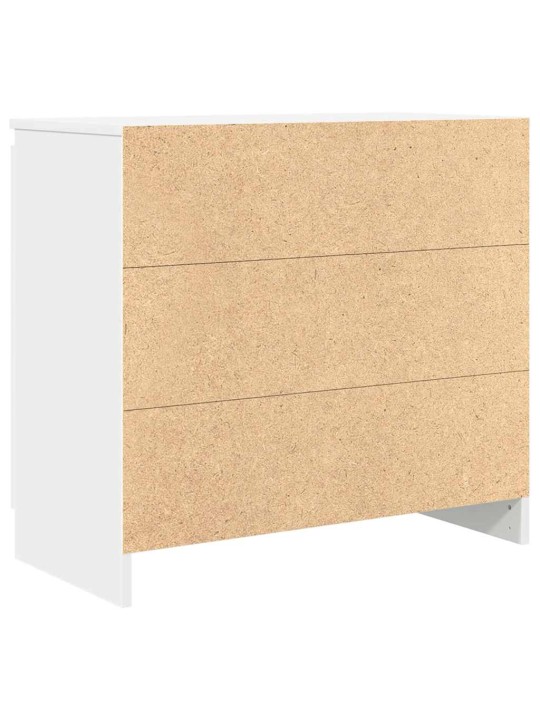 Příborník se zásuvkou bílý 71x35x65 cm kompozitní dřevo