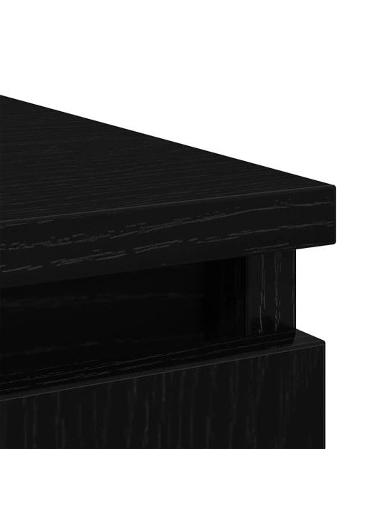 Příborník se zásuvkou černý dub 71x35x65 cm kompozitní dřevo