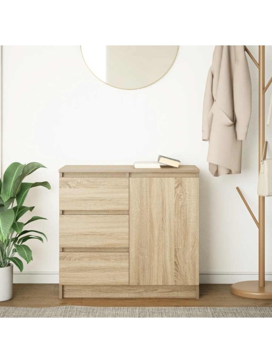 Příborník se zásuvkou sonoma dub 71x35x65 cm kompozitní dřevo