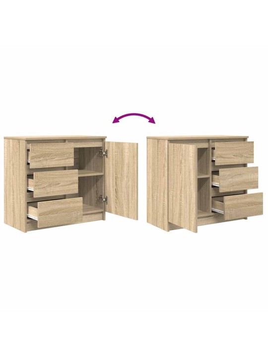 Příborník se zásuvkou sonoma dub 71x35x65 cm kompozitní dřevo