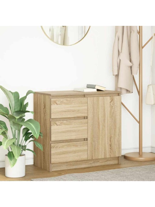 Příborník se zásuvkou sonoma dub 71x35x65 cm kompozitní dřevo