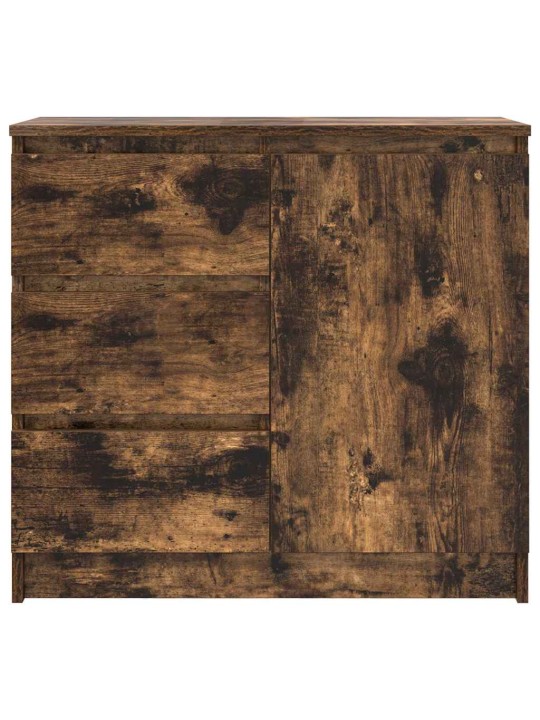 Příborník se zásuvkou kouřový dub 71x35x65 cm kompozitní dřevo