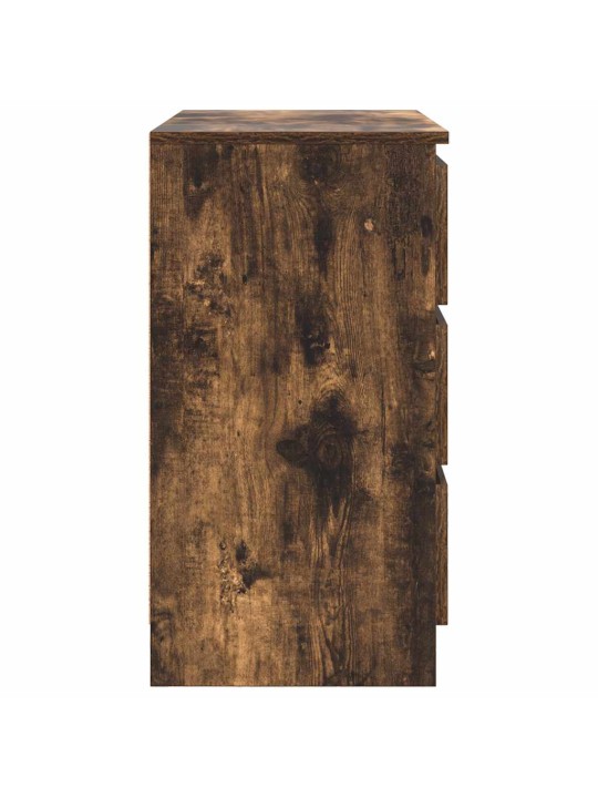 Příborník se zásuvkou kouřový dub 71x35x65 cm kompozitní dřevo