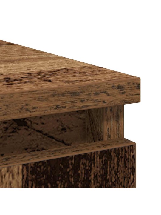 Příborník se zásuvkou staré dřevo 71x35x65 cm kompozitní dřevo