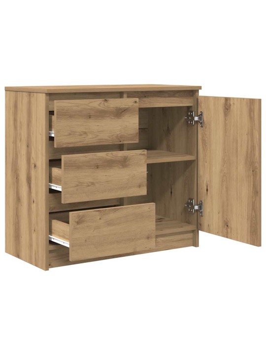 Příborník se zásuvkou artisan dub 71x35x65 cm kompozitní dřevo
