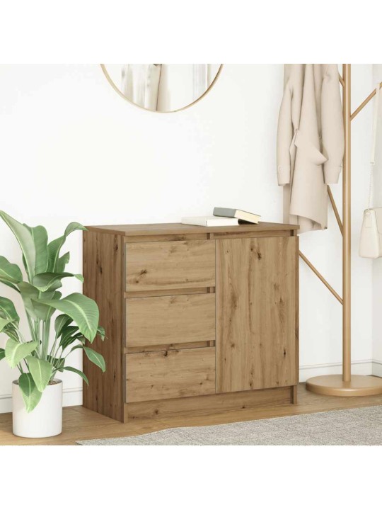 Příborník se zásuvkou artisan dub 71x35x65 cm kompozitní dřevo