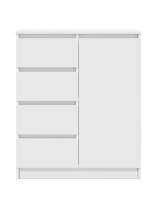 Příborník se zásuvkami bílý 71x35x84 cm kompozitní dřevo