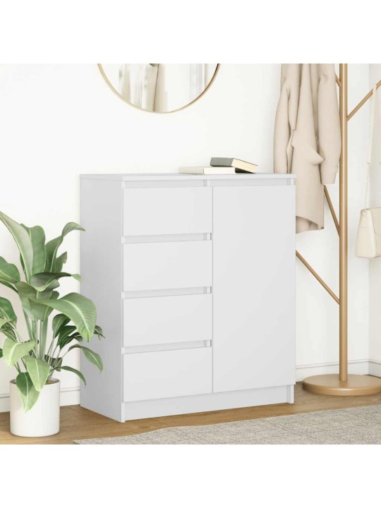 Příborník se zásuvkami bílý 71x35x84 cm kompozitní dřevo