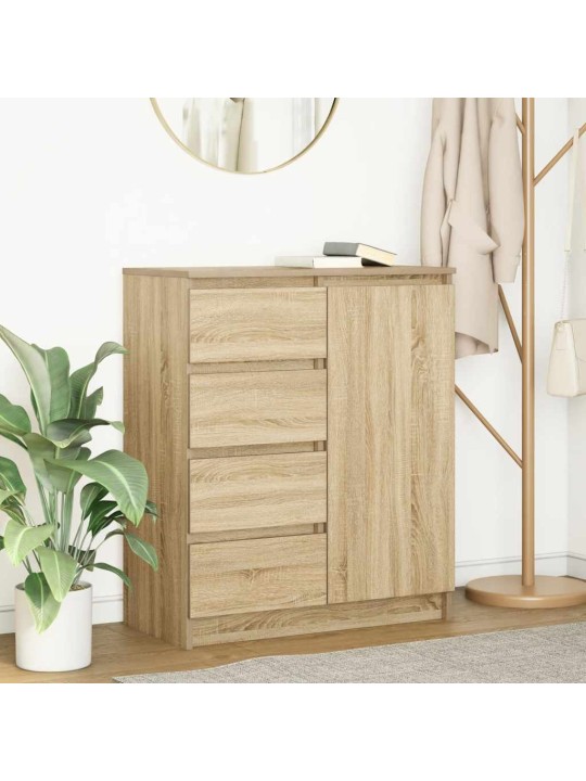 Příborník se zásuvkami dub sonoma 71x35x84 cm kompozitní dřevo