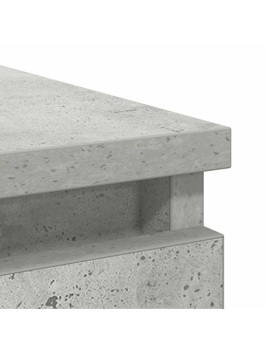 Příborník se zásuvkami betonová šedá kompozitní dřevo