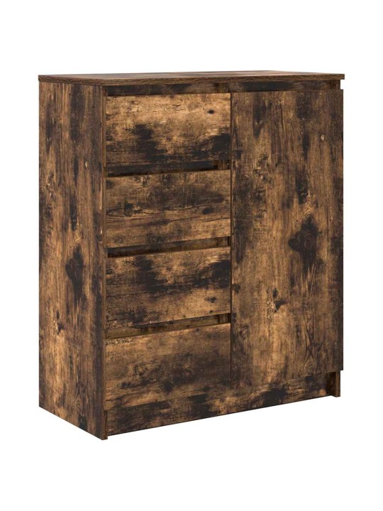 Příborník se zásuvkami kouřový dub 71x35x84 cm kompozitní dřevo