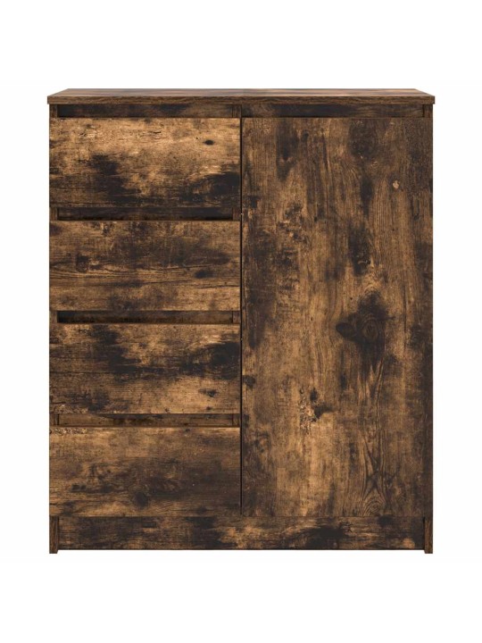 Příborník se zásuvkami kouřový dub 71x35x84 cm kompozitní dřevo