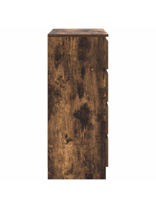 Příborník se zásuvkami kouřový dub 71x35x84 cm kompozitní dřevo