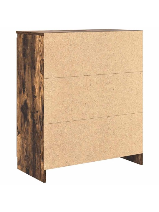 Příborník se zásuvkami kouřový dub 71x35x84 cm kompozitní dřevo