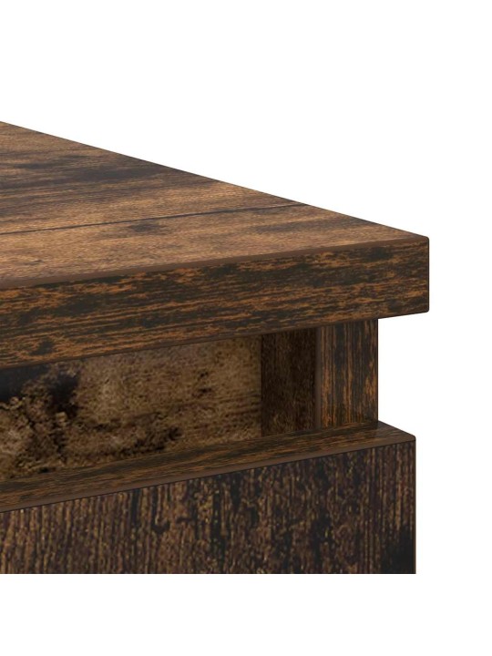Příborník se zásuvkami kouřový dub 71x35x84 cm kompozitní dřevo