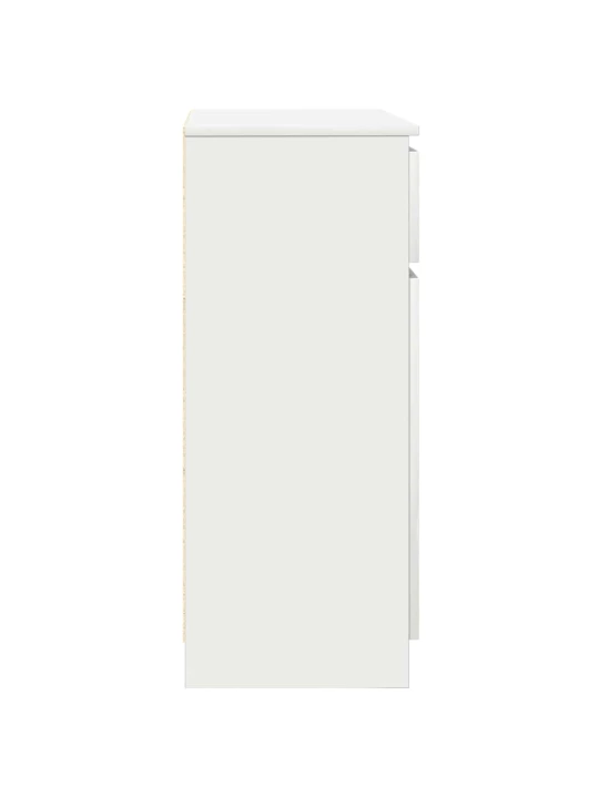Příborník se zásuvkou bílý 71x35x84 cm kompozitní dřevo