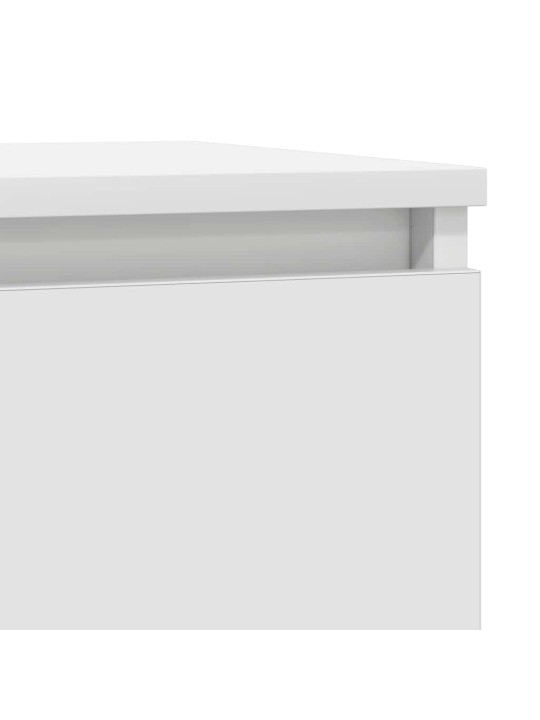Příborník se zásuvkou bílý 71x35x84 cm kompozitní dřevo