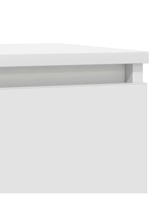 Příborník se zásuvkou bílý 71x35x84 cm kompozitní dřevo