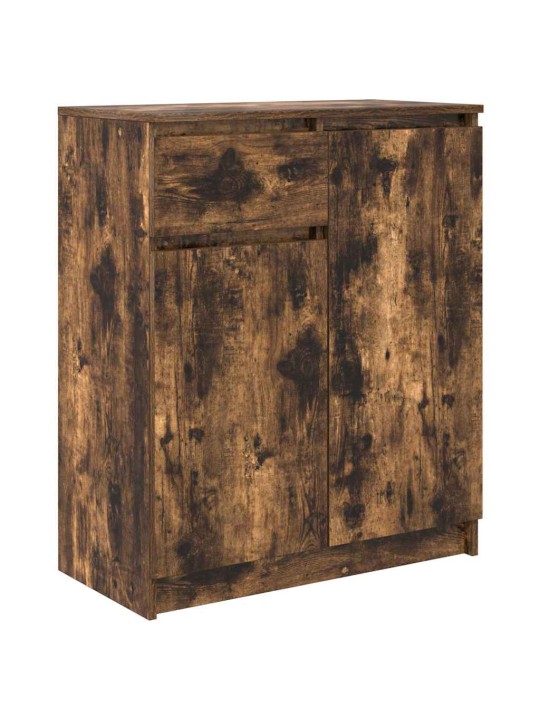Příborník se zásuvkou kouřový dub 71x35x84 cm kompozitní dřevo