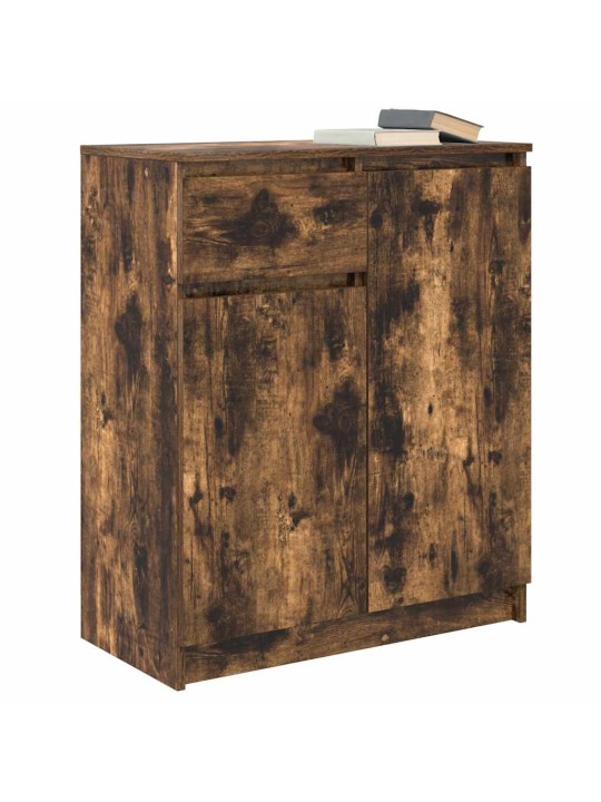 Příborník se zásuvkou kouřový dub 71x35x84 cm kompozitní dřevo