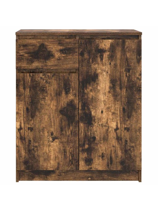 Příborník se zásuvkou kouřový dub 71x35x84 cm kompozitní dřevo