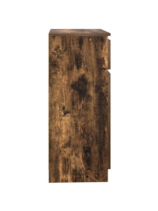 Příborník se zásuvkou kouřový dub 71x35x84 cm kompozitní dřevo