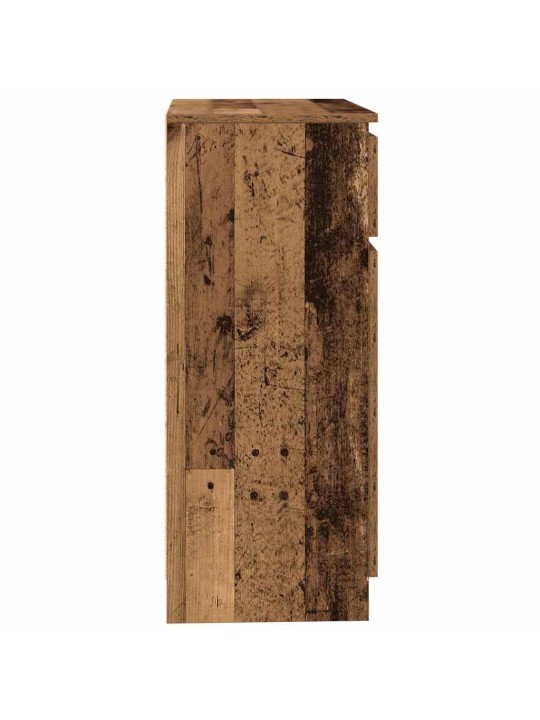 Příborník se zásuvkou staré dřevo 71x35x84 cm kompozitní dřevo
