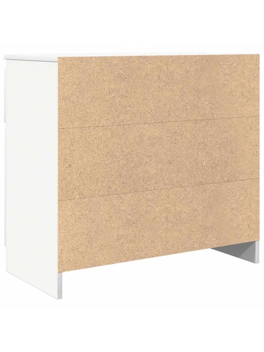 Příborník se zásuvkou bílý 71x35x65 cm kompozitní dřevo