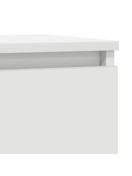 Příborník se zásuvkou bílý 71x35x65 cm kompozitní dřevo