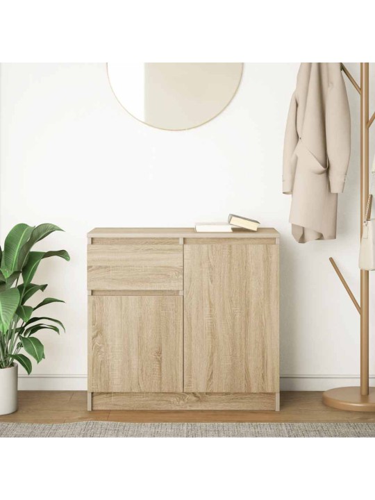 Příborník se zásuvkou sonoma dub 71x35x65 cm kompozitní dřevo