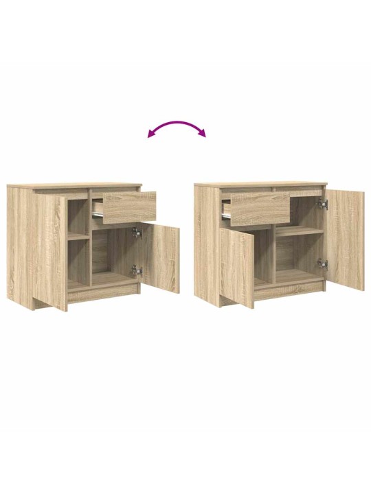 Příborník se zásuvkou sonoma dub 71x35x65 cm kompozitní dřevo